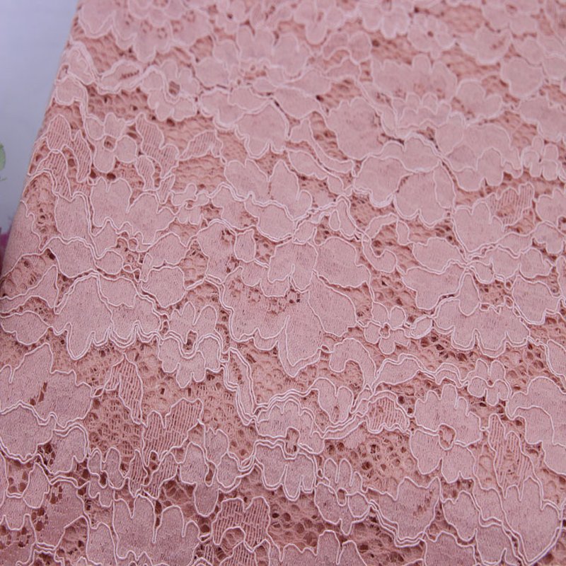 Lace Fabric Small Floral Eyelash Nylon for Women's Wear Wholesale Supp 6